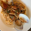料理メニュー写真&nbsp;スパゲッティ　ハマグリと大葉のトマトソース