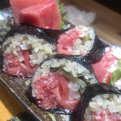 大葉とたくあんの鉄火巻き