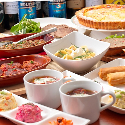 イタリアンやフレンチも楽しめるロシアバル。用賀駅からも近くアクセス◎