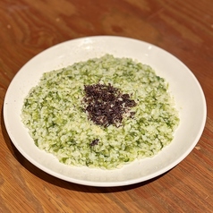 生海苔と柚子胡椒のクリームリゾット