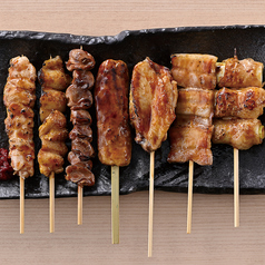 本日の7種串焼盛り合せ(たれ又は塩)