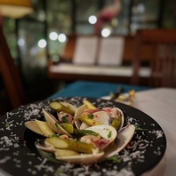 イタリアンとフレンチを融合させた料理を堪能！