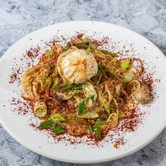 カキと九条ネギのペペロンチーノ