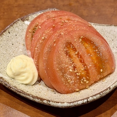 薄切り冷やしとまと