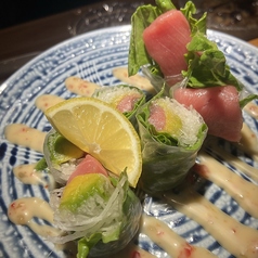 アボカドマグロの生春巻き