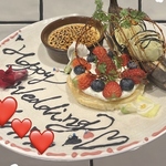 事前予約でデザートプレートもご用意することが可能です！誕生日などの記念日にぜひご利用ください！