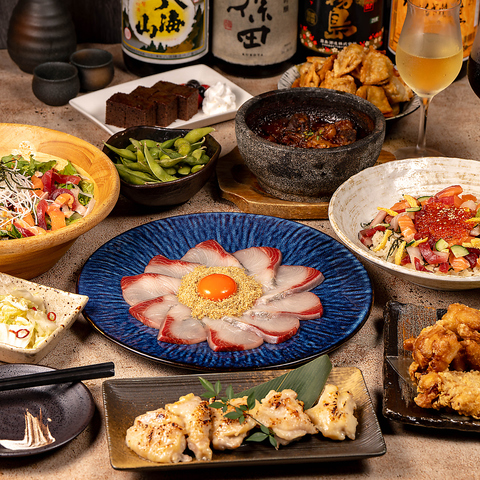 横浜駅 個室 居酒屋 海鮮 焼き鳥 貸切 宴会 飲み会 女子会 接待 会食 飲み放題 日本酒