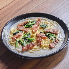 ほうれん草とベーコンクリーム