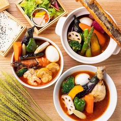 北海道産食材をふんだんに使った幸せランチ