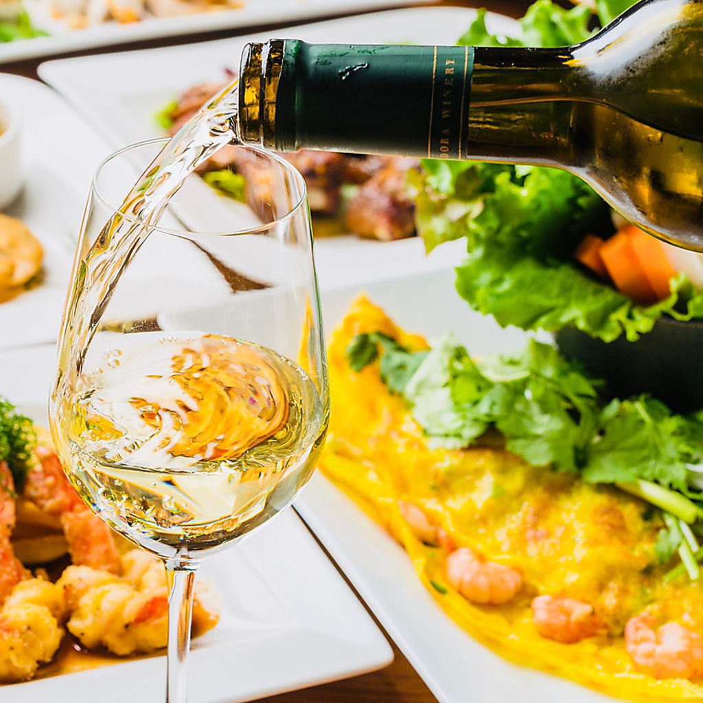 ベトナム料理は野菜とハーブたっぷりなのでワインとの相性抜群です！