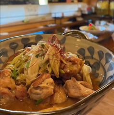 鶏肉のネギ塩炒め