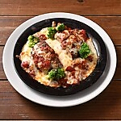 ハンバーグと濃厚ボロネーゼドリア