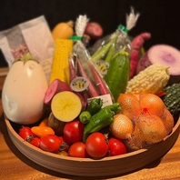 産地直送のお野菜を使って丁寧に仕込む本格和食