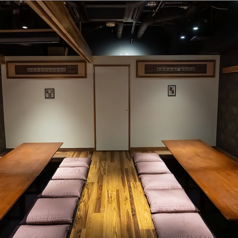 【座敷1~5】半個室風掘りごたつ席 最大26名様まで各種宴会に最適なゆったり掘りごたつ式個室