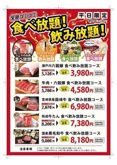しゃぶしゃぶ美山 宮崎店のコース写真
