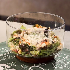 肉チーズシーザーサラダ