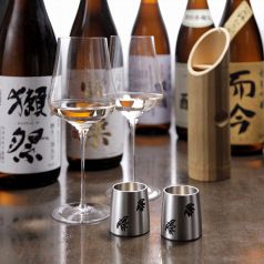 天ぷらに合うこだわり抜いた酒器をご用意しました！