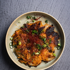 ニラキムチチヂミ