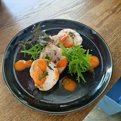 大山鶏とモッツァレラのインボルティーニ