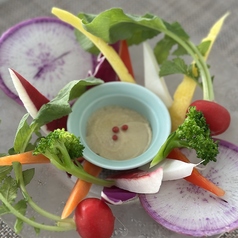 新鮮野菜のバーニャカウダ