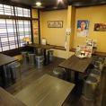 【多様なシーンに◎】2名様～80名様迄利用可能の大小テーブル席完備★食事・飲み会等、様々なシーンに対応致します！　※写真は系列店です。