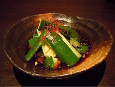 たたききゅうりのポン酢和え