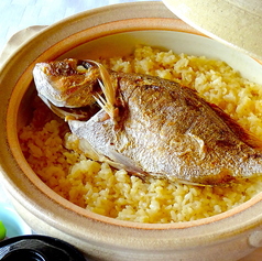 鯛飯（御食事をグレードアップ）