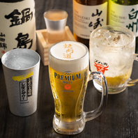 お酒の種類が豊富！お肉に合うお酒を取り揃えてます♪