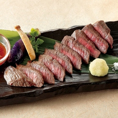 黒毛和牛赤身肉のステーキ