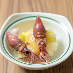 ホタルイカの酢味噌掛け