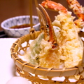料理メニュー写真 ずわい蟹天婦羅（揚物料理をグレードアップ）