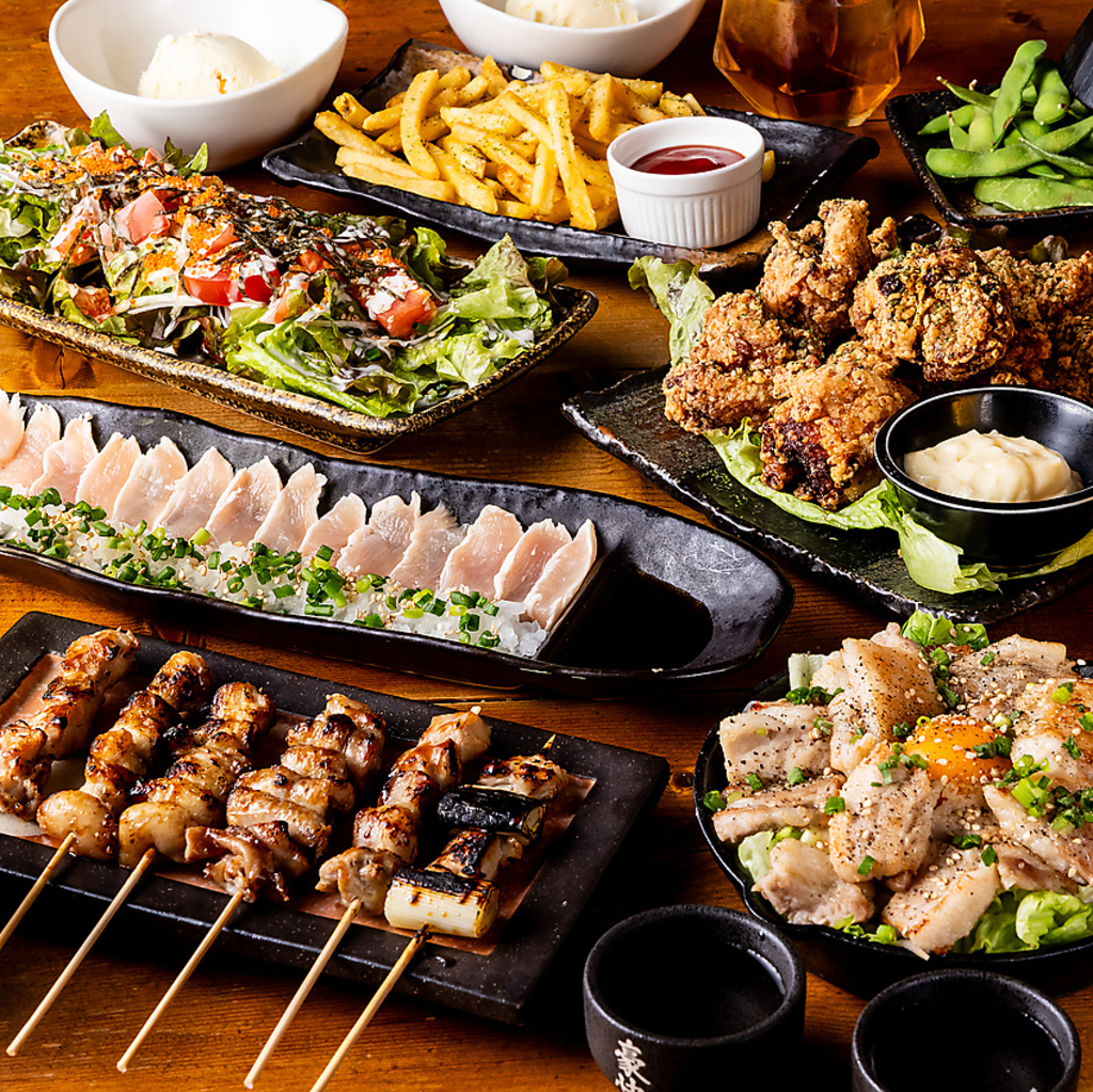 会社宴会、気の知れた友人との飲み会、二次会など様々なシーンでご利用いただけるコースをご用意。