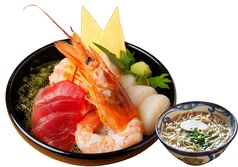 三つ星丼(ミニ沖縄そば or 特選茶碗蒸し付き)