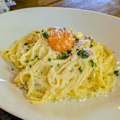 ★賞味期限10分の生パスタ★ちー坊の好物カルボナーラ（テイクアウト対象外）