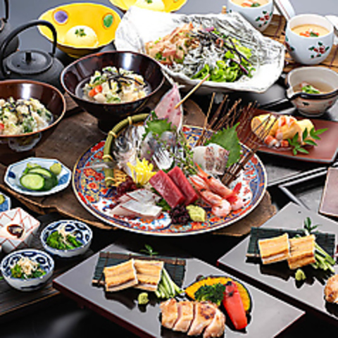 旬の味覚が満載☆お得な飲み放題付きコース各種ご用意！ご宴会は「日本海庄や」で♪