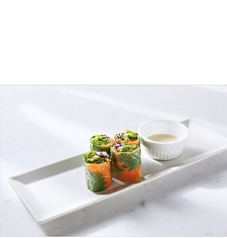 サーモンの生春巻き