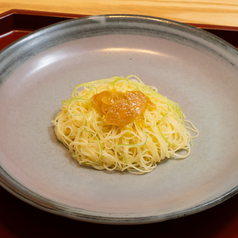 自家製からすみ冷製パスタ