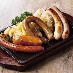 ソーセージ5種盛合せ