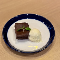 ガトーショコラ＆バニラアイス