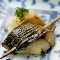 《旬の味》鯖の塩焼き串 おろしポン酢添え(2本)