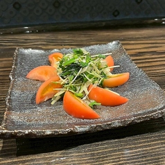 トマトの薬味サラダ