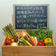 素材を見極め、その日の一皿を仕立てる
