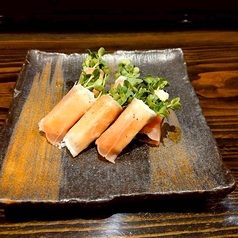 カイワレ生ハム巻き