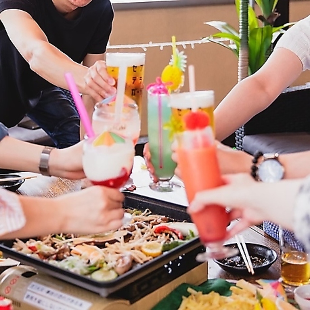 ラインナップ豊富なドリンクはお酒だけでなくノンアルも充実◎楽しい時間をお過ごしください★