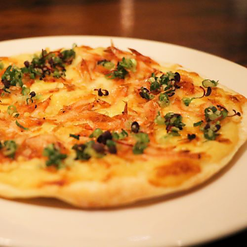 【創作】桜海老の和ピッツァ