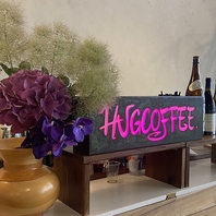hugcoffeeの出店も可能です。イベントや結婚式などに◎