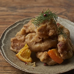 白身魚の小洒落たオレンジマリネ