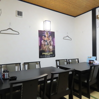 半個室風のくつろぎ和空間でゆったり