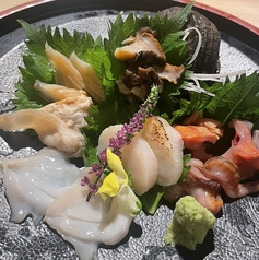 貝刺し盛り合わせ