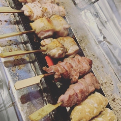 『備長炭』の炭火で一本一本心を込めて焼き上げています